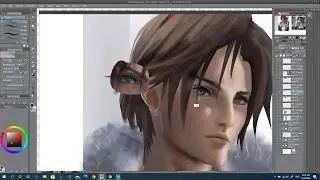 Detailed Eyes Study from Sakimichan Squall portrait