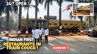 Indian First Restaurant On Wheel 😱 | BOGIE WOGIE | First Restaurant In Train Couch | Mumbai 2022