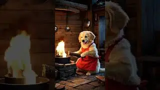Smart Dog Delly&rsquo;s Daily Routine 🐶 | AI Dog Magic! #shorts #aidogs #viral