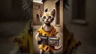 Poor cat hard working ! #shorts #tending #ai #cat #viralvideo #youtubeshorts #ytshorts