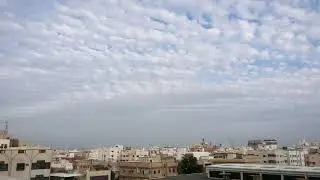 Altostratus Clouds timelaps