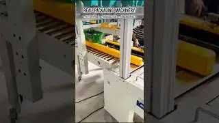 Automatic Tapping with Straping Box |Box Packing Machine #autostraping #boxpacking #boxstraping