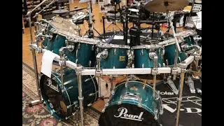 Columbus Percussion - Pearl Prestige Session with Rack!