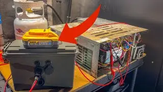 How long can you run an RV Furnace with a Dewalt Powerstack Battery?