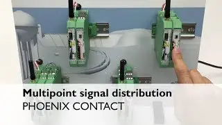 Radioline &ndash; I/O-Mode &ndash; Signal distribution via I/O-Mapping (Multipoint)