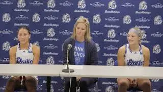 Drake WBB Iowa Postgame Press Conference 11-13-22