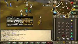 Runescape pking - UPKERS - PVP ownage - Dharok - Bandos - high risks - Ags - Claws.