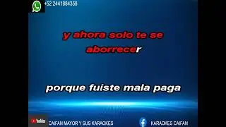 Los Hermanos Banda De Salamanca - No Compro Amores KARAOKE