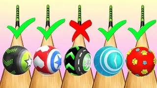Going Balls VS Action Balls VS Fast Ball Jump SpeedRun🔥Unbelievable Fastest Run Gameplay| iOS Game