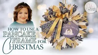 Easy Christmas Pancake Wreath Tutorial for Beginners | DIY Ribbon & Bow, Collaboration Ideas