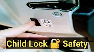 Children Safety |Child Lock&Glass Lock Useful tips in Kannada|Kiran Car Craze