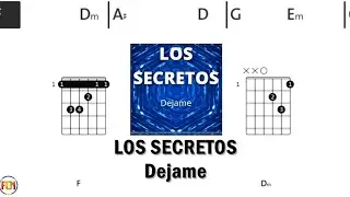 LOS SECRETOS Dejame FCN GUITAR CHORDS & LYRICS