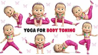 8-Minute Lying Down Yoga for Kids 🛌 Calmness & Full Body Stretch