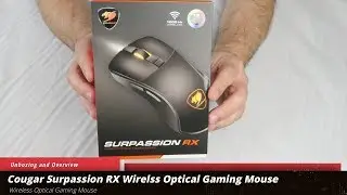 Распаковка беспроводной игровой мыши Cougar Surpassion RX