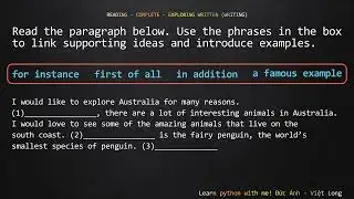 UNIT 7 EXPLORATION WRITING C (p137)