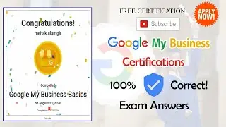 Google My Business Certification Exam Answers