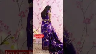 saree draping tips for Short height girls/ladies #drapingsaree #drapingstyle #tips #trending