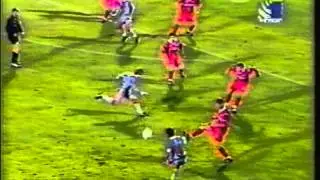 1999 (September 30) Dinamo Bucharest (Romania) 0-Benfica (Portugal) 2 (UEFA Cup)