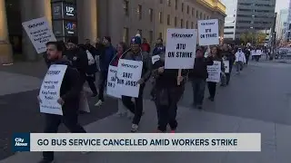 GO bus service suspended amidst worker strike