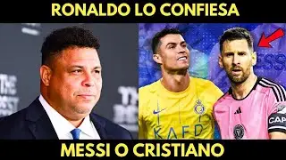 Ronaldo Nazário rompe el silencio: su confesión definitiva sobre Messi y Cristiano