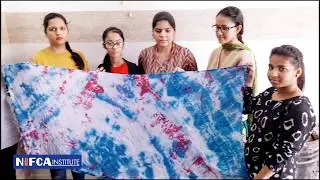 Workshop On Tie and Dye by Fashion Designing Department at NIFCA INSTITUTE PHAGWARA