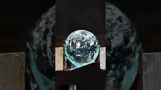Hot Glass and Cold Water #asmr #experiment #satisfying #macro #Shorts