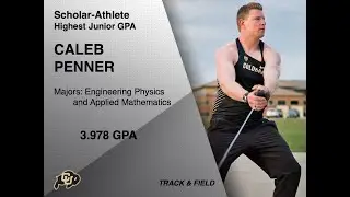 Caleb Penner - Morgan Family Buff Club Scholar-Athlete Award (junior)