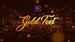 Premiere Pro Gold Wedding Text  Tutorial Tamil  (தமிழ்)