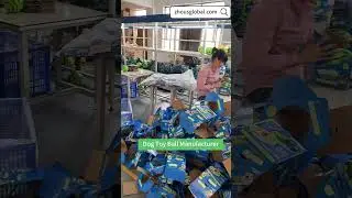 🐾 Watch How Dog Ball Toys Are Made! 🏭 OEM/Private Label | ZhousGlobal.com 🌟