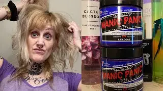 Dying my hair purple with Manic Panic Lie Locks💜