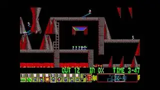 Custom Lemmings Level - In the Core by Akseli (@JuhoAkseli)