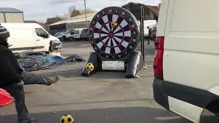 Small Inflatable Football Dartboard | St Helens | Wigan | Warrington | Merseyside | Cheshire