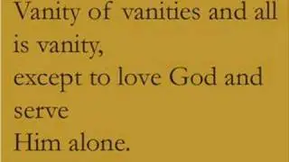 The Imitation of Christ by Thomas A Kempis Book 1 Chapter 1