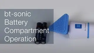 bt-sonic Battery Compartment Operation