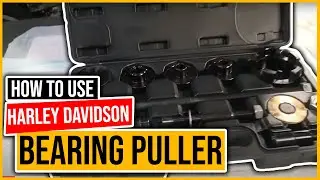 How to use Wheel Bearing Puller Remover and Installer Tool for Harley Davidson 2000 and Up