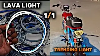70 NEW BACK LIGHT IN RUNNING STYLE❤️&zwj;🔥  || NEW LAVA LIGHT || CD70 modified || BIKE LOVER