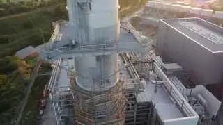 Behind the scenes at a UAV or Drone construction sunrise shoot