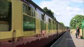 The Bluebell Railway - 34059 Sir Archibald Sinclair Coming Into East Grinstead - July 2025