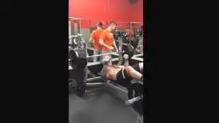 Frank Ball benching 510 then 550