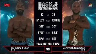 TREMAINE FULLER VS JEREMIAH SIMMONS
