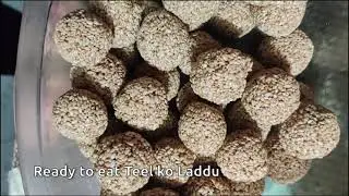Easy Teel ko Laddu recipe | Sesame seed truffle howto | तिलको लड्डू