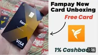 Unboxing FamX card|| fampay card 