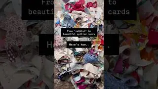 How to turn fabric waste into cute quilted greeting cards 🎁 - save for reference & inspiration