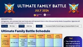 SHARECHAT ULTIMATE FAMILY BATTLE JULY 2024 | SHARECHAT BATTLE UPDATES TAMIL | FAMILY BATTLE TAMIL