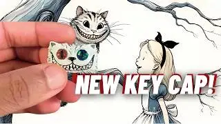 Unboxing a Curious Cat Keycap: Alice in Wonderland Style! 🐱🔑