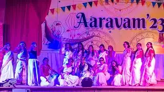 ONAM Dance PERFORMANCE 💃💥| CENTRAL UNIVERSITY OF TAMILNADU | ONAM 23 | AARAVAM'23 |© PARUDHEESA