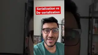 Serialization vs de-serialization #shorts