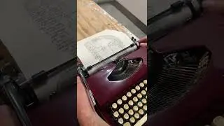 Installing typewriter artwork by David Hollier part 1