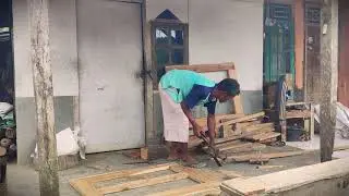 Village Craft: Simple Window Making with Basic Tools _FarmersLife _Shorts