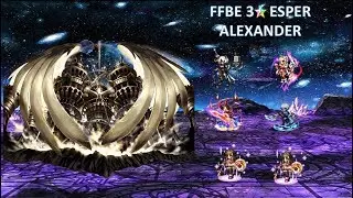 [FFBE GL] 3* Esper - Alexander | All Missions